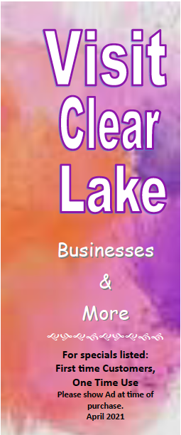 Thumbnail Image For Visit Clear Lake Brochure ~ April 2021 - Click Here To See